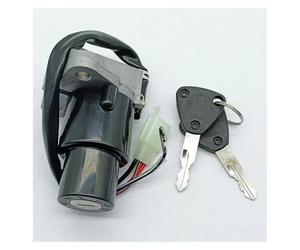 Juego Llaves Bloqueo Interruptor Encendido Para XT600KH Para 3TB 91-95 Para XT600KN Para 3UW XT Para 87-89 Para TZR125 89-99 4 Hilos Llave De Interruptor De Encendido