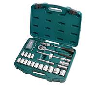 Juego llaves de vaso y puntas 1/4"+1/2", 55 pzas.