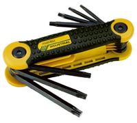 PROXXON 23 954 2223954-Juego 9 Llaves Navaja torx TX 9-40, Rojo, Set de 8 Piezas