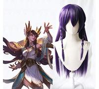 Juego LOL Cosplay Pelucas Irelia La bailarina de la hoja Cosplay Peluca de pelo sintético resistente al calor Halloween Carnaval Fiesta