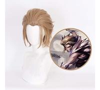 Juego Lol Rakan Cosplay Disfraz Peluca The Charmer Ig Skin Pelo corto sintético Halloween Play Pelucas QX- 125