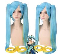 Juego LOL Sona Buvelle Maven of the Strings Ombre Cosplay Peluca Disfraz Pelucas de pelo sintético Props PL-649