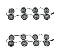 Juego Luces Diurnas LED HELLA Para Parte Delantera 12V 6W 16 LED Glasklar IVECO
