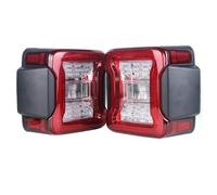 Juego Luces Traseras Para Jeep Para Wrangler JK 2007-2015 2016 2017 2018 Conjunto Luces Traseras LED Con Freno Marcha Atrás Circulación Diurna Luz Trasera(EUR Version Clear)