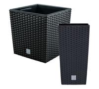 Juego macetas rato: macetero 26,6 litros y macetero 64 litros en color antracita