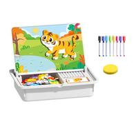 Juego Magnético de | Puzzle Educativo Preescolar de Doble Cara - Juego De Emparejar con Imanes para Caras,para Viajes Hogar Guardería Vacaciones Navidad Año Nuevo
