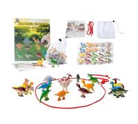 Juego Magnético - Juguete de con 20 Fichas de Dinosaurio,Juego de Mesa - para Familia, Al Aire Libre, Interior, Salón de Clases, Escuela, Fiesta, Mesa, Viaje por Carretera