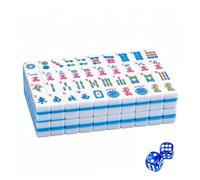 Juego Mahjong Americano, 166 Rosa Blanco Doble