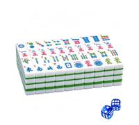 Juego Mahjong Americano, 166 Rosa Blanco Doble
