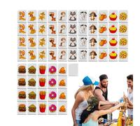 Juego Mahjong de viaje, juego de fichas Mahjong - Juego Mahjong Puzzle de bloques | Mahjong con bandera nacional, 64 ladrillos de construcción, juegos de sociedad portátiles con azulejos Mahjong para