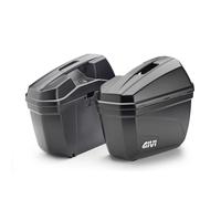 GIVI E22N Cruiser Baúl Lateral Monokey, Color Negro Mate, Carga Máxima 5 Kg