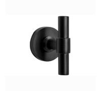 Juego manivela modelo TE roseta redonda negra