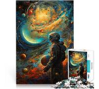 Juego Más allá del Horizonte Puzzles de 1000 Piezas para Adolescentes 38x52cm con Piezas de Formas aleatorias Que se entrelazan Completamente