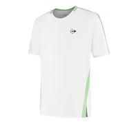 Juego Masculino de Dunlop tee 2 - Blanco/Verde Claro | Camiseta de Tenis/Padel de Rendimiento