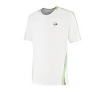 Juego Masculino de Dunlop tee 2 - Blanco/Verde Claro | Camiseta de Tenis/Padel de Rendimiento