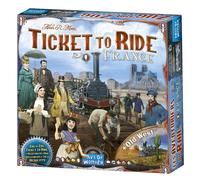 Days of Wonder | ¡Aventureros al Tren! Francia y Viejo Oeste | Expansión Doble | Juego de Mesa | A Partir de 8 Años | De 2 a 5 Jugadores | 30-60 Minutos por Partida | Multilenguaje (Incluye Español)