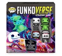 Juego Mesa Pop Funkoverse Pesadilla Antes de Navidad 4fig Ingles
