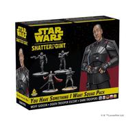 Asmodee Star Wars Shatterpoint - Pack de Escuadra You Have Something I Want, Incluye Moff Gideon y Soldados Oscuros (Dark Troopers), Expansión de Miniaturas para 2 Jugadores, 14+ Años, 90 Min, Español