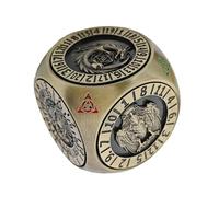 Juego | Metal Rol | Spinner portátil | Multifuncional para Pen and Paper RPG Juegos de mesa Fiesta Familia