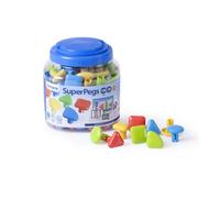 Juego Miniland Super Pegs 128 Piezas