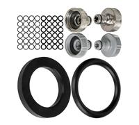 Juego mixto de juntas de repuesto, 50 piezas, para piezas del sistema de jardinería G 3/4" pulgadas, compatible con conector de grifo Gardena de 26,5 mm, 15280, 18201, 18241, 2801, 938, de caucho