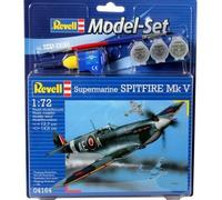 JUEGO MODELO DE AVIÓN SPITFIRE MK V REVELL 64164 MAQUETA CON ACCESORIOS BÁSIC...