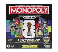 Juego Monopoly Panini Prizm: Copa mundial de la FIFA I Juego de mesa con tema de fútbol y con cartas coleccionables Monopoly Panini Prizm Copa mundial de la FIFA 2026 I Edad: 8+ - Versión en portugués