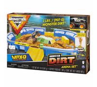 Juego Monster Jam Monster Dirt Arena de 24 pulgadas con 2 libras de Monster Dirt y un exclusivo cami n Monster Jam fundido a presi n a escala 1:64