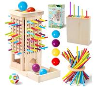 Juego Montessori, 3-en-1 Juego de Mesa Madera