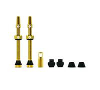 Juego MUC-OFF VALVULAS TUBELESS 60 mm Oro