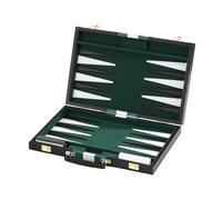 Juego múltiple Enrollable de de PU, tapete de Juego de Backgammon, Juego de ajedrez de Backgammon en 3 Colores Coloridos para diversión en Interiores y Exteriores, Juego Enrollable