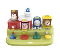 Juego Musical Con Sonidos De Animales - Dispositivo De Actividad Educativa Colorido, Módulo De Sonido Que Activa La Respuesta, Soporte Para El Desarrollo Temprano, Formato Ligero Y Práctico |