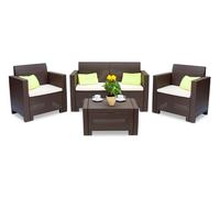 Juego Nebraska Coffee 4 mimbre marron Bica