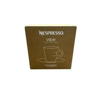 Juego Nespresso View Collection con 2 tazas de cristal para espresso y platos, 80 ml