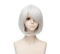 Juego NieR Automata 2B YoRHa No.2 Tipo B Peluca Cosplay Disfraz Mujer Pelo Corto Halloween Fiesta Pelucas