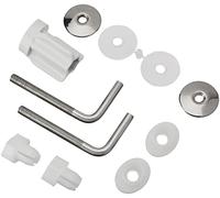 Juego original bisagra acero para tapa inodoro Victoria Roca, 15,2 x 7,9 x 2,8 centímetros, color metálico (Referencia: AI0016300R)