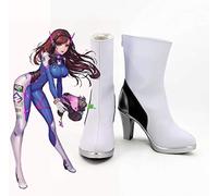 Juego Ow Cosplay Zapatos Dva Cosplay Botas Zapatos Fiesta de Halloween Ocio diario Prop 36