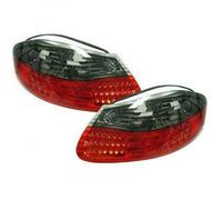 Juego Par Luces Traseras LED Aro Claro Rojo Negro Para Porsche Boxster 1996-2004