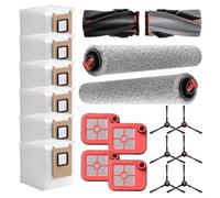 Juego para accesorios para eufy C28 6 para polvo Lavable Juego(B) | Compatible para eufy C28, incluye para filtro, bolsa para polvo, cepillo , para instalación sin herramientas, plástico