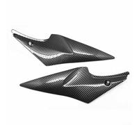 Juego para cubiertas Laterales Tanque para Suzuki GSXR600 para 750 K6 2006 2007 Panel Carenado Carbono ABS Negro Mejora Estética