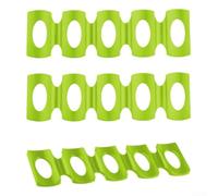 Juego para estantería Frigorífico Silicona Apilable para verde (Green) | plegable, ahorra espacio, para fácil , silicona flexible, para ideal neveras pequeñas