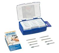 Dremel Juego de grabado para vidrio 682 – Kit con 8 herramientas rotativas