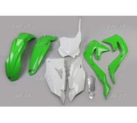JUEGO PARA KAWASAKI KXF 250 '21, KXF 450 '19-21 COLOR OEM (VERDE/BLANCO/NEGRO) (