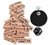 Juego para parejas adultos - Pack combinable de 48 bloques de posiciones + dados de 12 caras + selector de poses + 54 cartas eróticas, diversión y creatividad íntima para parejas (B)