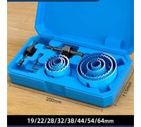 Juego para sierra Copa 19-127mm para acero Carbono para madera | para acero al carbono, para corte para limpio en para madera, yeso y plástico, dientes afilados, para ideal bricolaje(8pcs)