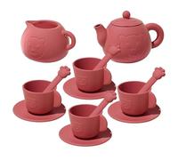Juego para té niña pequeña - Juguete de Juego Simbólico,Set de té para la Hora del | para Preescolares Quedadas Cumpleaños Vacaciones Cuarto De Jugar Jardín De Infancia Noche Familiar