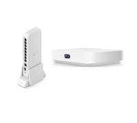 Juego para Ubiquiti Cloud Gateway Max (UCG-Max) con soporte de mesa universal - Router Multi-WAN avanzado + Almacenamiento NVR + Soporte pesado incluido