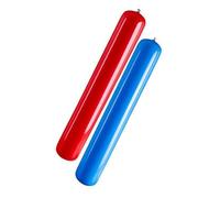 Juego paracaídas Paracaídas al Aire Libre, Tienda de campaña con arcoíris, Juegos, Juegos en el Patio, Actividades cooperativas de Trabajo en Equipo(2PCS 90CM Air Rods)