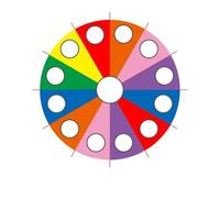 Juego paracaídas Paracaídas arcoíris for Jugar al Aire Libre, Divertido paracaídas for Tienda de campaña, Actividades cooperativas de Trabajo en Equipo, Tienda de Juegos Multicolor(5M Parachute)