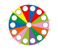 Juego paracaídas Paracaídas arcoíris for Jugar al Aire Libre, Divertido paracaídas for Tienda de campaña, Actividades cooperativas de Trabajo en Equipo, Tienda de Juegos Multicolor(6M Parachute)